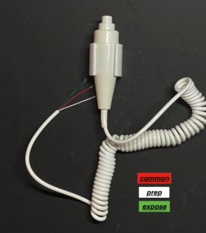 Replacement Three Wire Two Position X-Ray Hand Switch with coil cord CH2P