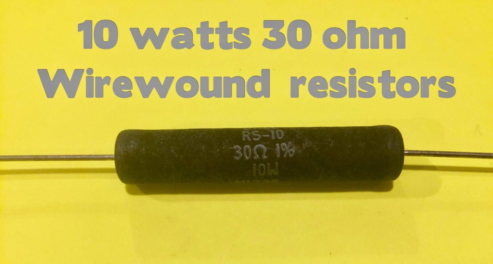 Resistor Wire Wound 10 Watt 30 Ohm — InRayParts